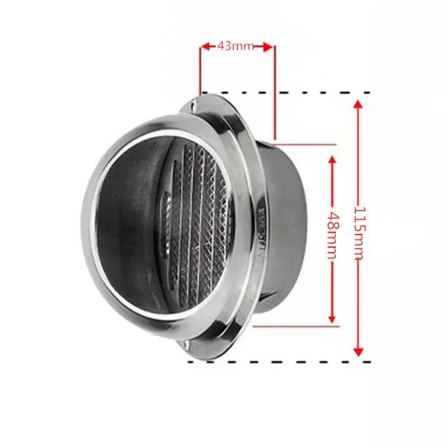 Stainless Steel Ventilation Exhaust Grille Round Brushed Bull Nosed External Extractor Wall Vent Outlet Vent Grille Cooling Vent
Stainless Steel Ventilation Exhaust Grille Round Brushed Bull Nosed External Extractor Wall Vent Outlet Vent Grille Cooling Vent