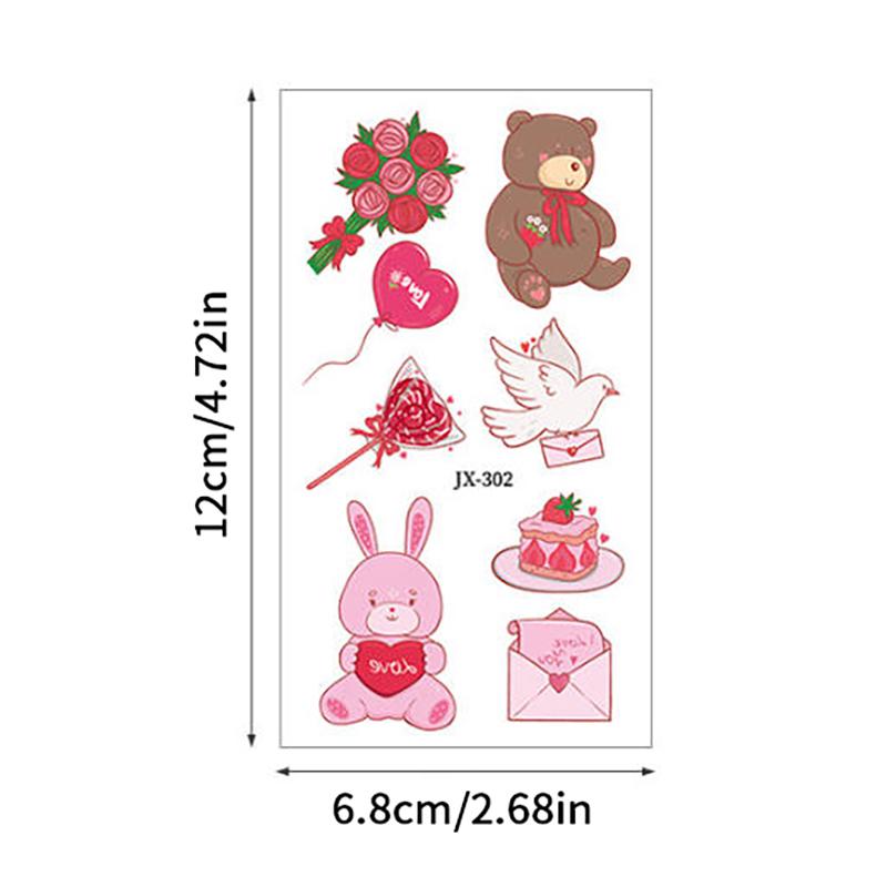 10 Sheets Valentine s Day Temporary Tattoos, Valentines Party Supplies Favors Goodie Bag Stuffers,Galentines Day
10 Sheets Valentine s Day Temporary Tattoos, Valentines Party Supplies Favors Goodie Bag Stuffers,Galentines Day