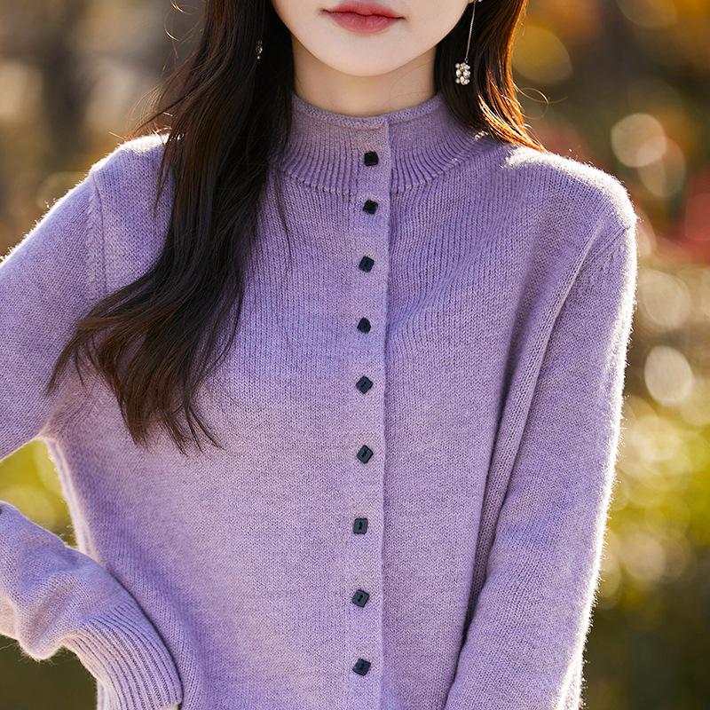 Korean Style Solid Color Long-Sleeve Knitted Cardigan - Women s Autumn/Winter Loose Slimming Pullover Top Large
Korean Style Solid Color Long-Sleeve Knitted Cardigan - Women s Autumn/Winter Loose Slimming Pullover Top Large
