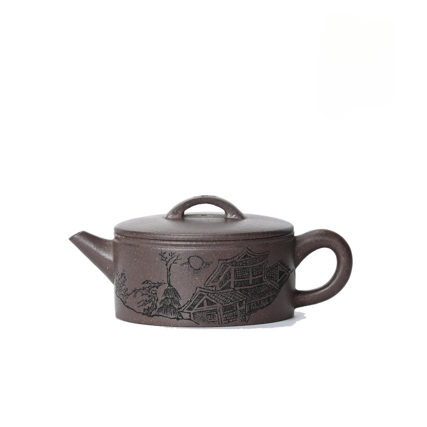 130ml Exquisite Yixing Purple Clay Teapots Handmade Large Caliber Pot Raw Ore Green Section Mud Kettle Zisha Teaset Tea Ceremony
130ml Exquisite Yixing Purple Clay Teapots Handmade Large Caliber Pot Raw Ore Green Section Mud Kettle Zisha Teaset Tea Ceremony