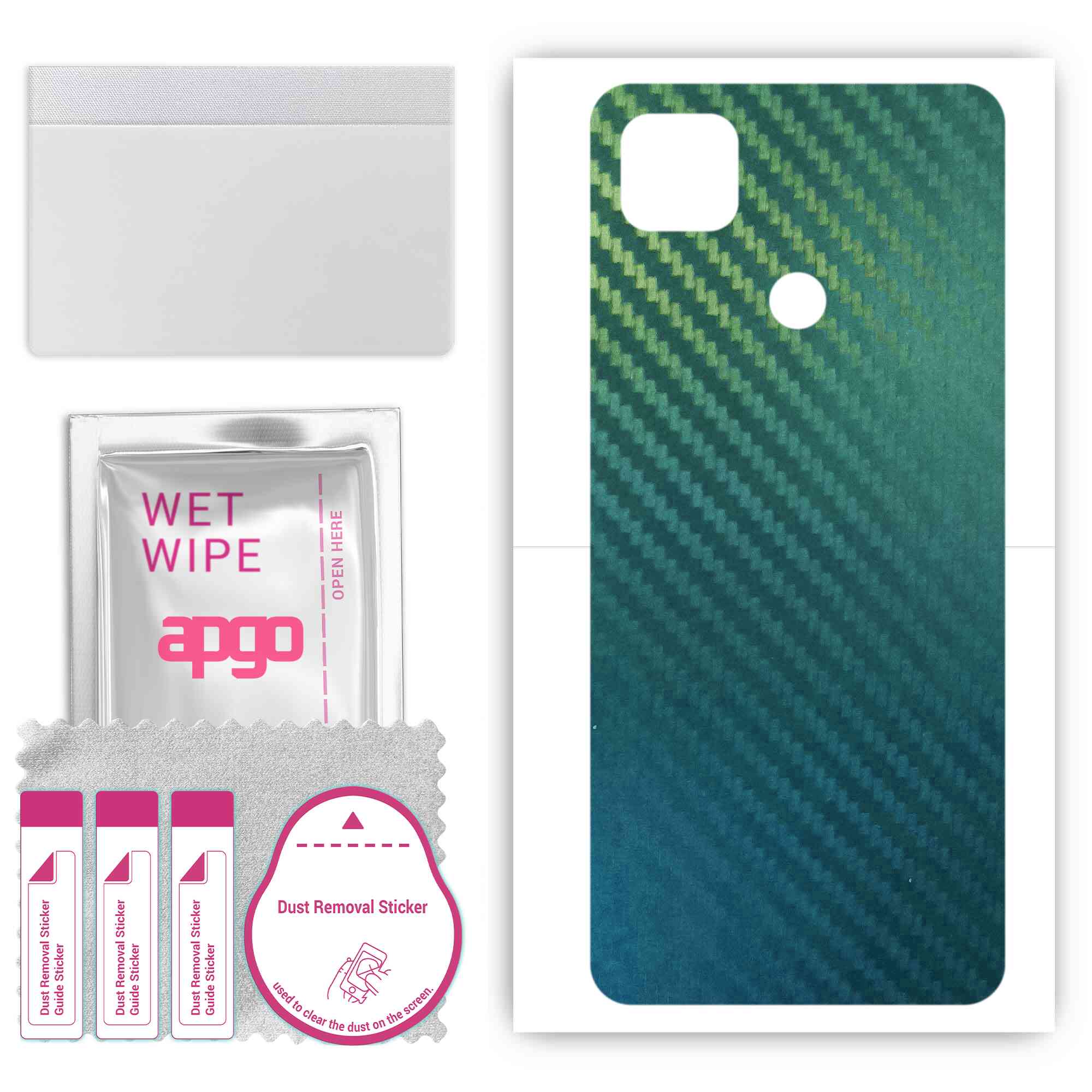 apgo Protective Skin Sticker for the back compatible with Xiaomi POCO C31, Wrap Film, Foil, Vinyl - Pattern Carbon Chameleon CAKA1
apgo Protective Skin Sticker for the back compatible with Xiaomi POCO C31, Wrap Film, Foil, Vinyl - Pattern Carbon Chameleon CAKA1