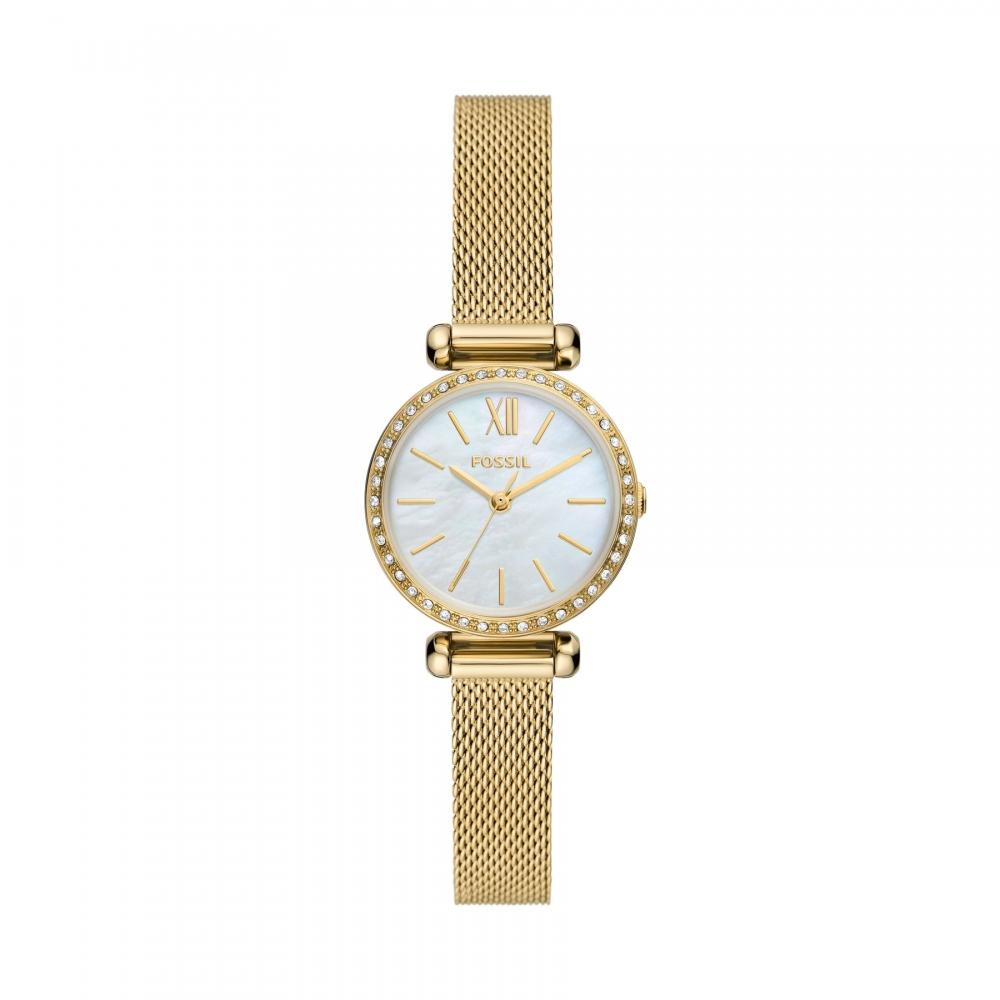 Женские часы Fossil Tillie Mini с тремя стрелками, золотистая сетка из нержавеющей стали
Женские часы Fossil Tillie Mini с тремя стрелками, золотистая сетка из нержавеющей стали