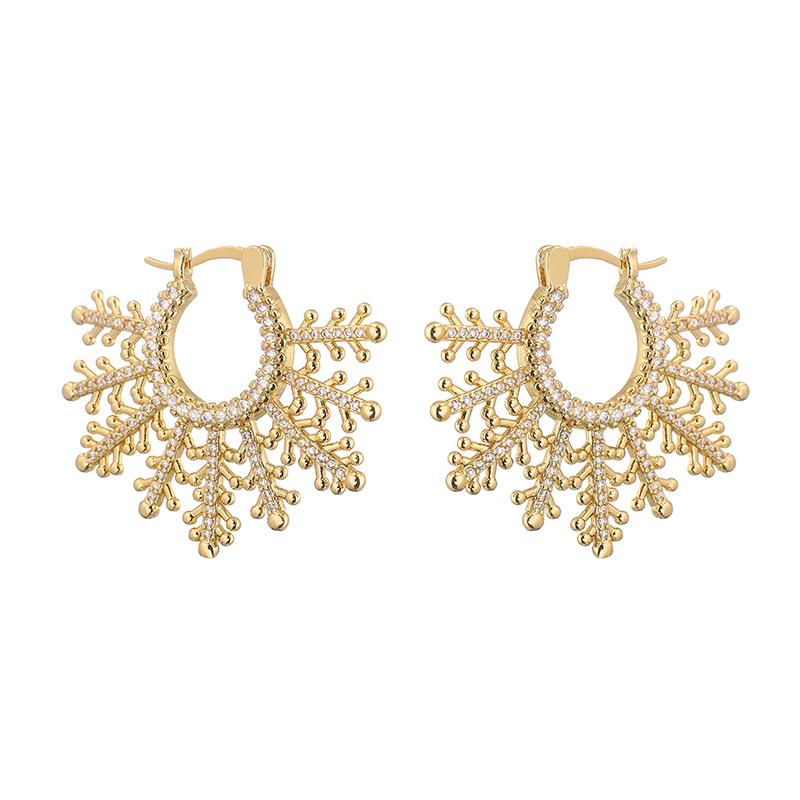 HECHENG,Sweet Fashion Brass Metal Golden/Coppery Snowflake Winter Earrings Women Temperament Zirconia Wedding Jewellery 1 Pair Other золотой
HECHENG,Sweet Fashion Brass Metal Golden/Coppery Snowflake Winter Earrings Women Temperament Zirconia Wedding Jewellery 1 Pair Other золотой