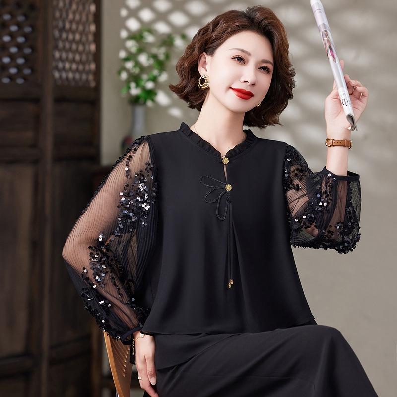 Elegant & Stylish 2026 Summer Two-Piece Set for Middle-Aged and Elderly Women – Fashionable Shirt & Outfit 2XL (Recommended 105-120 jin) чёрный
Elegant & Stylish 2026 Summer Two-Piece Set for Middle-Aged and Elderly Women – Fashionable Shirt & Outfit 2XL (Recommended 105-120 jin) чёрный