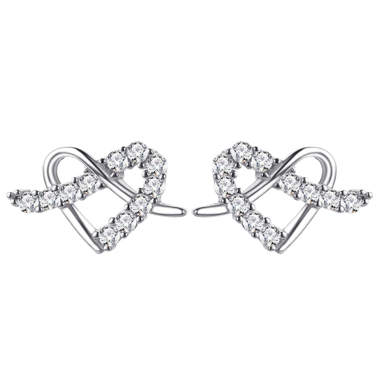 S925 Silver Love Stud Earrings Are Small, Fresh And Exquisite Peach Heart Earrings, Super Flash Simple Heart-Shaped Diamond-Encrusted Ear Jewelry. 925 Silver
S925 Silver Love Stud Earrings Are Small, Fresh And Exquisite Peach Heart Earrings, Super Flash Simple Heart-Shaped Diamond-Encrusted Ear Jewelry. 925 Silver