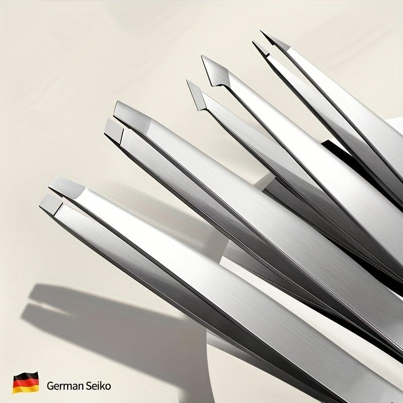 4Pcs Stainless Steel Precision Tweezers Set - For Grooming Eyebrows, Facial Hair, Comes with Convenient Travel Case
4Pcs Stainless Steel Precision Tweezers Set - For Grooming Eyebrows, Facial Hair, Comes with Convenient Travel Case