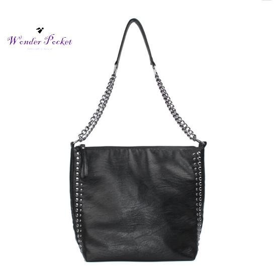 Повседневная женская однотонная сумка через плечо с заклепками и цепочкой из искусственной кожи чёрный
Повседневная женская однотонная сумка через плечо с заклепками и цепочкой из искусственной кожи чёрный