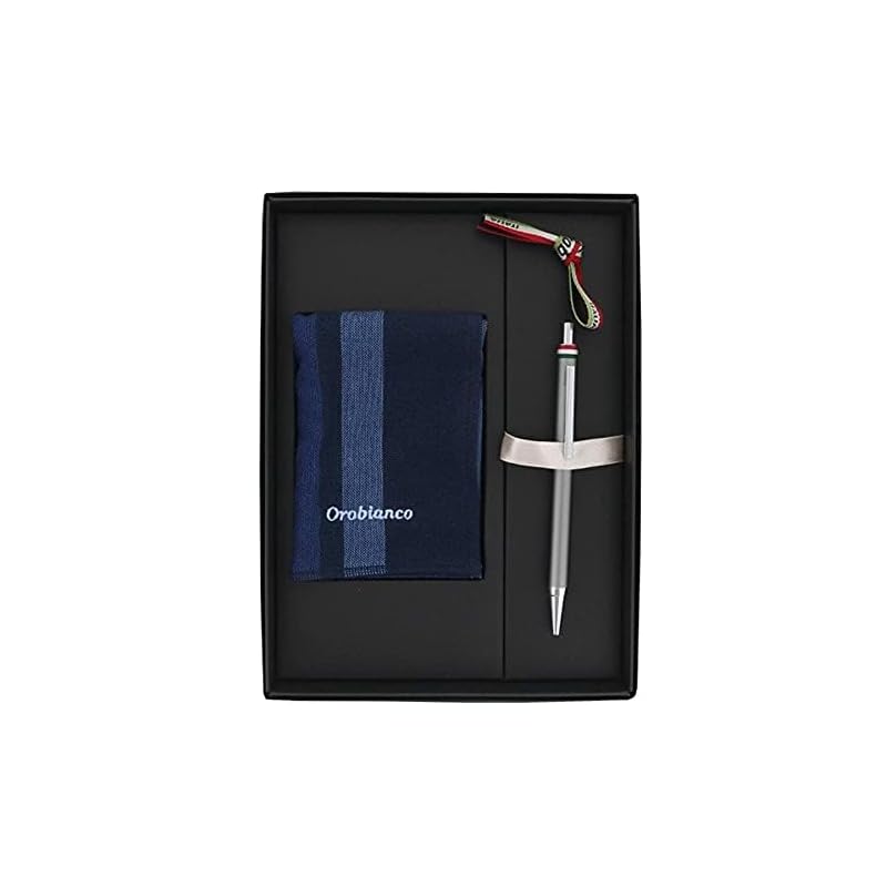 Orobianco orobianco gift set Freccia Ballpoint pen & hand towel handkerchief gunmetal 1953703
Orobianco orobianco gift set Freccia Ballpoint pen & hand towel handkerchief gunmetal 1953703