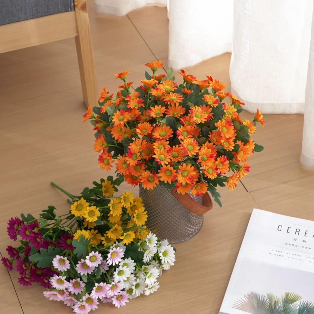 2 pcs Autumn Fake Silk Daisy Artificial Sun Flower Craft Artificial Flowers Wedding Decoration
2 pcs Autumn Fake Silk Daisy Artificial Sun Flower Craft Artificial Flowers Wedding Decoration