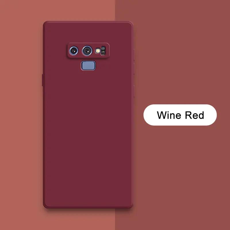Квадратный жидкий силиконовый чехол для Samsung Galaxy Note 9, защитный мягкий противоударный чехол для телефона SamsungNote9 Note9 for Samsung Note 9 вино красного
Квадратный жидкий силиконовый чехол для Samsung Galaxy Note 9, защитный мягкий противоударный чехол для телефона SamsungNote9 Note9 for Samsung Note 9 вино красного
