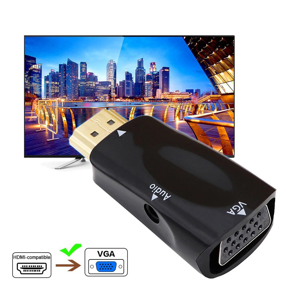 HDMI-VGA HDMI-совместимый конвертер VGA-конвертер Кабельный конвертер VGA Обновленная версия ПК
HDMI-VGA HDMI-совместимый конвертер VGA-конвертер Кабельный конвертер VGA Обновленная версия ПК