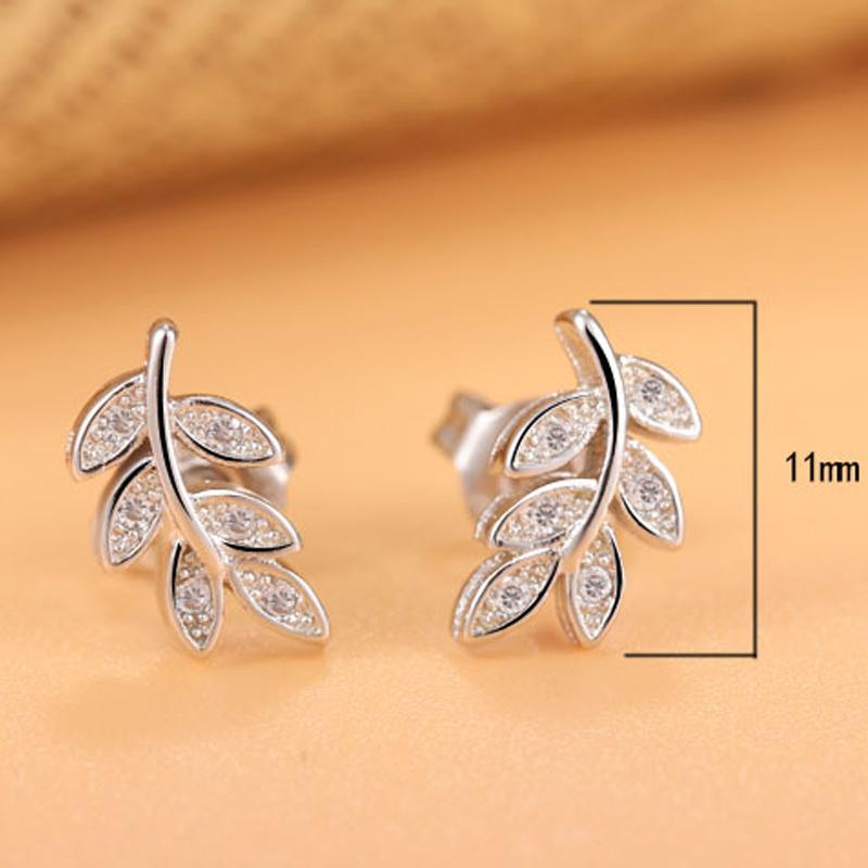 Luxury 925 Sterling Silver Leaf Small Engagement Earrings For Women Fine Jewelry Wholesale Jewellery Prevent Allergies білий
Luxury 925 Sterling Silver Leaf Small Engagement Earrings For Women Fine Jewelry Wholesale Jewellery Prevent Allergies білий