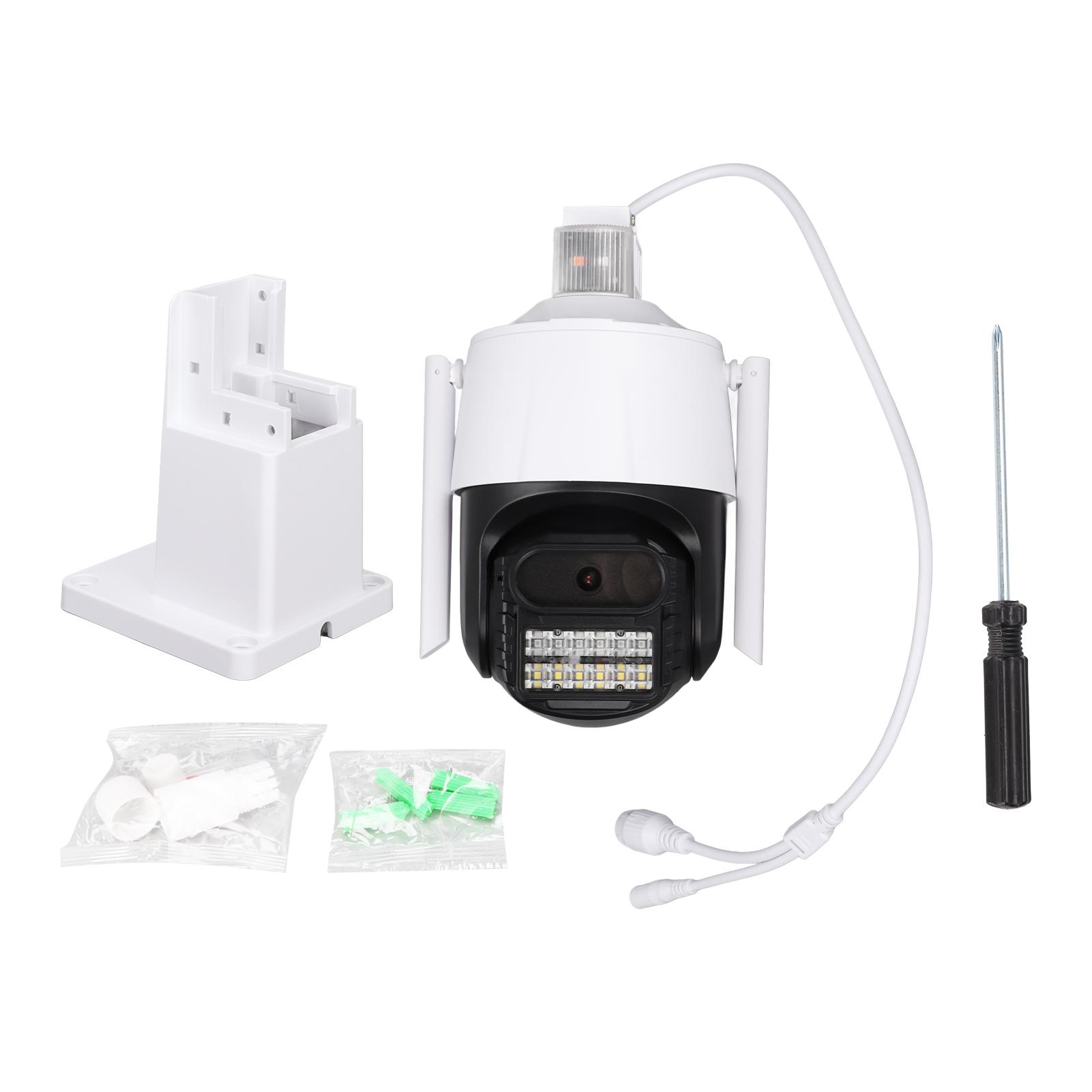 Outdoor Security Camera Dome WiFi IP Monitor AI Alarm Two Way Intercom Infrared Night Vision for білий
Outdoor Security Camera Dome WiFi IP Monitor AI Alarm Two Way Intercom Infrared Night Vision for білий