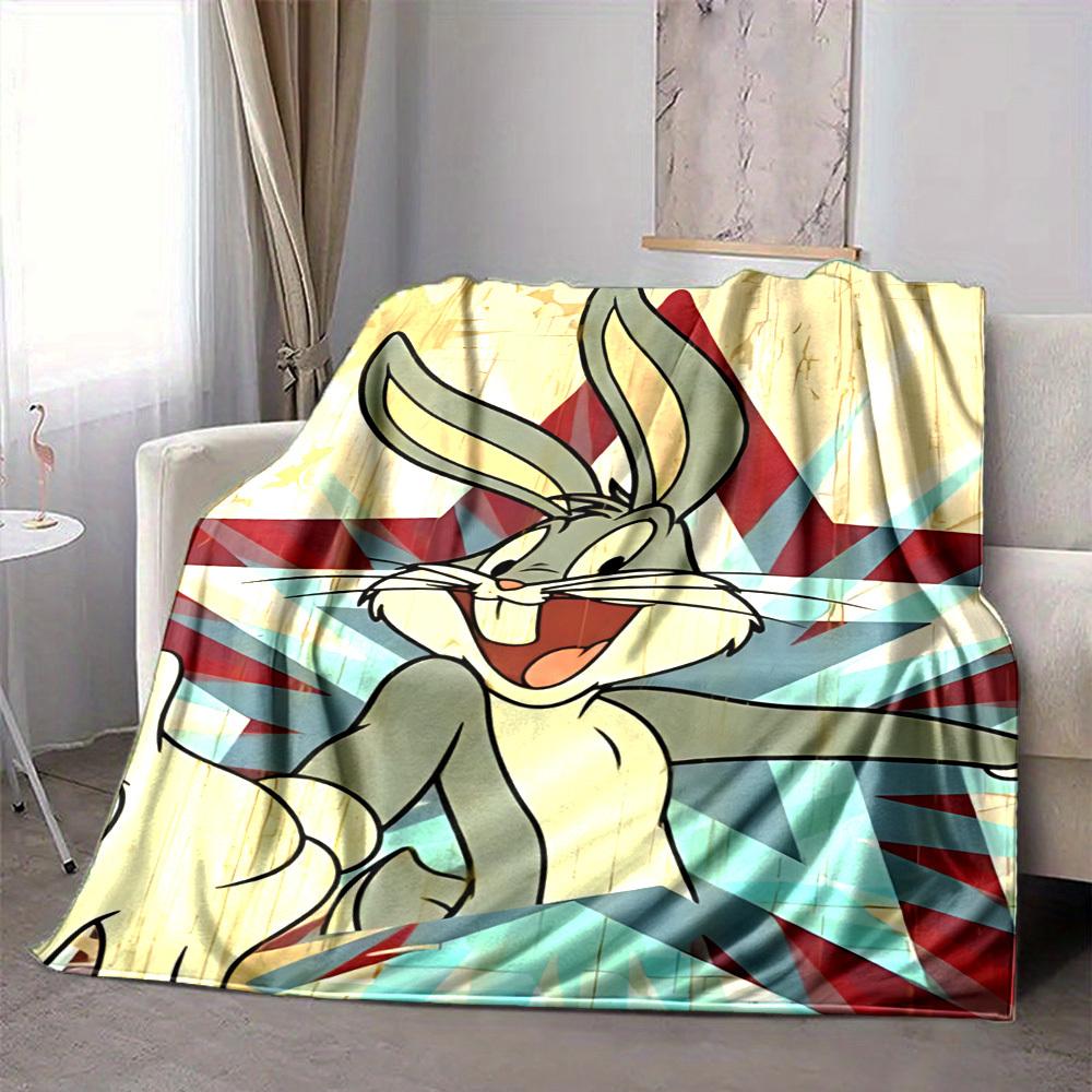 1pc Bugs Bunny Star Flannel Throw Blanket Lightweight Soft Warm All Season Blanket for Sofa, Bed, Travel,L1028018 80x120cm
1pc Bugs Bunny Star Flannel Throw Blanket Lightweight Soft Warm All Season Blanket for Sofa, Bed, Travel,L1028018 80x120cm