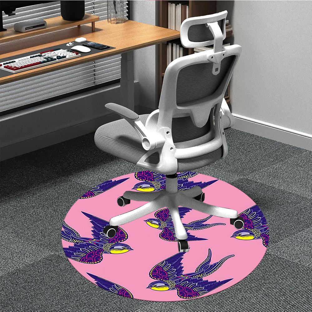 1pc Swallows Pattern Office Round Rug, Non-slip, Soft and Durable Office Rug for Interior Decoration, Perfect for Office, Beautiful Decoration yy26032 80cm by 80cm
1pc Swallows Pattern Office Round Rug, Non-slip, Soft and Durable Office Rug for Interior Decoration, Perfect for Office, Beautiful Decoration yy26032 80cm by 80cm