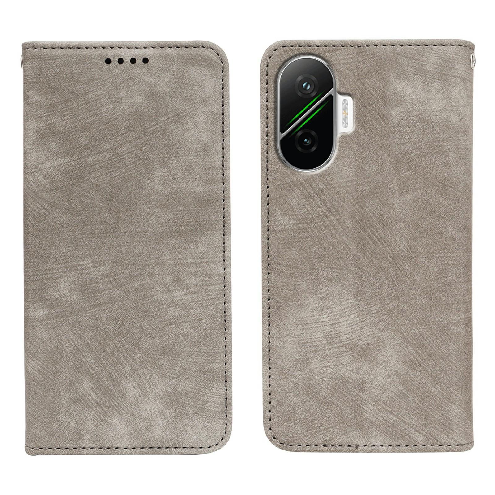 For Xiaomi Poco F7 5G/Redmi Turbo 4 Pro 5G Case Strong Magnetic Leather Wallet Phone Cover with Striped Texture Grey
For Xiaomi Poco F7 5G/Redmi Turbo 4 Pro 5G Case Strong Magnetic Leather Wallet Phone Cover with Striped Texture Grey