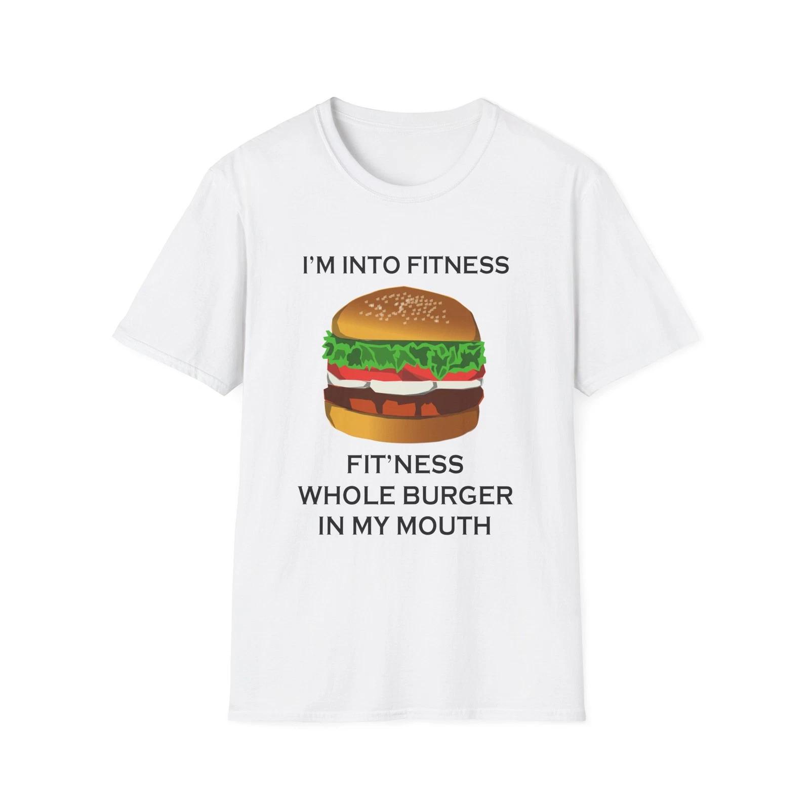 I’m Into Fitness Burger Funny Quote White T-Shirt Gift Tee S
I’m Into Fitness Burger Funny Quote White T-Shirt Gift Tee S
