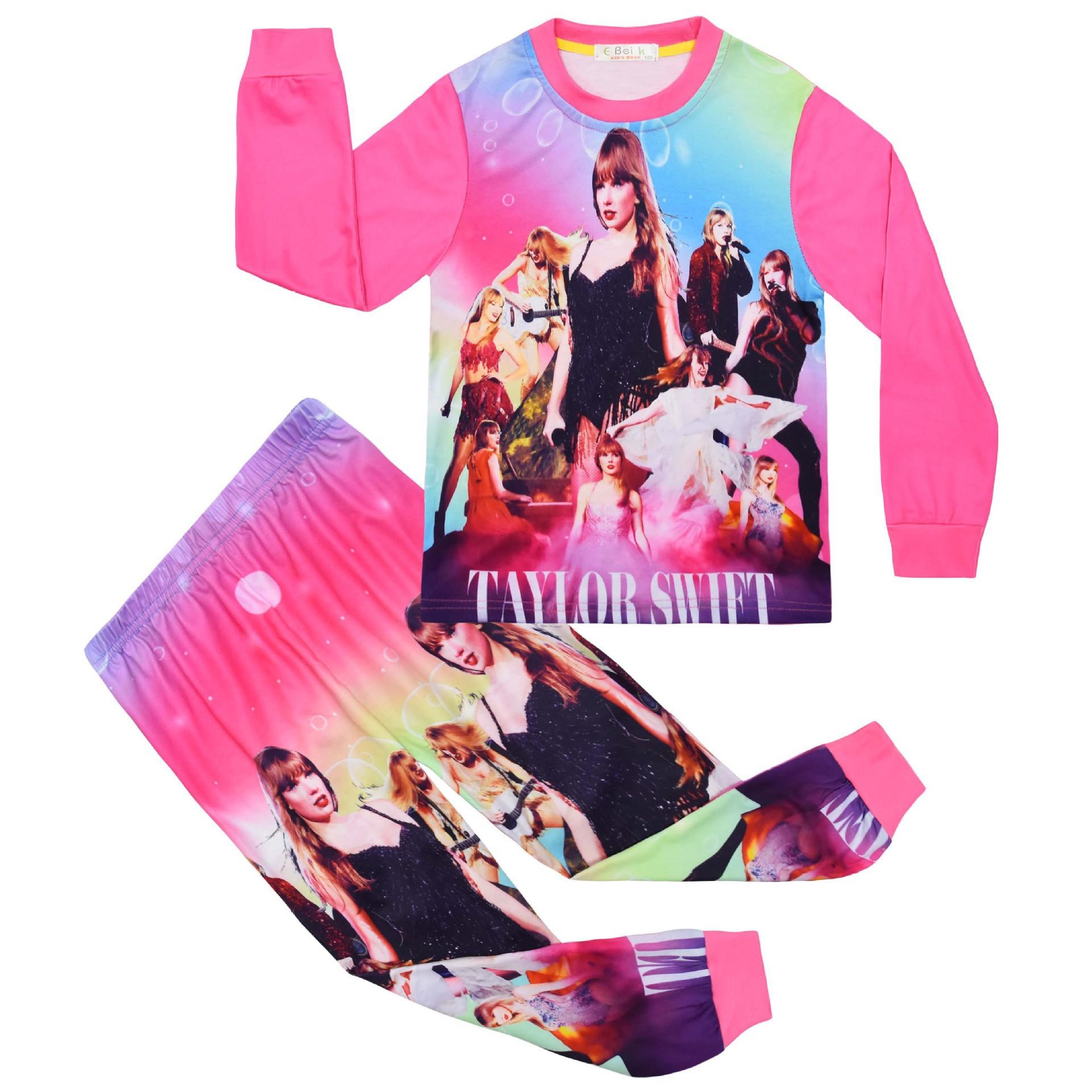 Long-Sleeved Children S Cartoon Digital Printing Set Medium And Older Children S Loungewear Set Long-Sleeved Two-Piece Set Sleeps 7827 120
Long-Sleeved Children S Cartoon Digital Printing Set Medium And Older Children S Loungewear Set Long-Sleeved Two-Piece Set Sleeps 7827 120