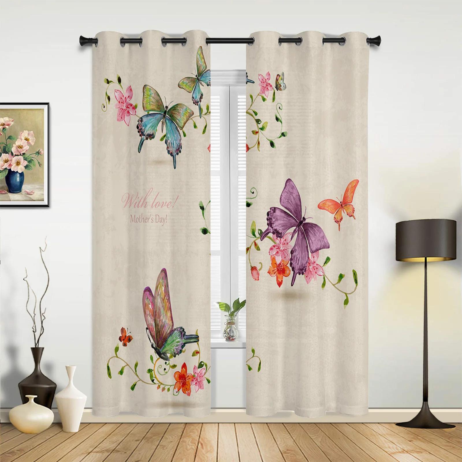 Вишневый цвет Бабочка Ретро Оконные Шторы Украшения Дома Гостиная Шторы Детская Комната Cortinas Для Кухни Спальни 135W x 60H(cm) x1
Вишневый цвет Бабочка Ретро Оконные Шторы Украшения Дома Гостиная Шторы Детская Комната Cortinas Для Кухни Спальни 135W x 60H(cm) x1