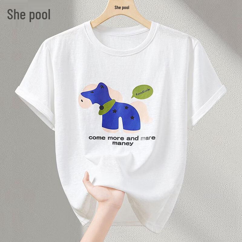 Women s Cartoon Print Color Block Short Sleeve T-Shirt One Size
Women s Cartoon Print Color Block Short Sleeve T-Shirt One Size