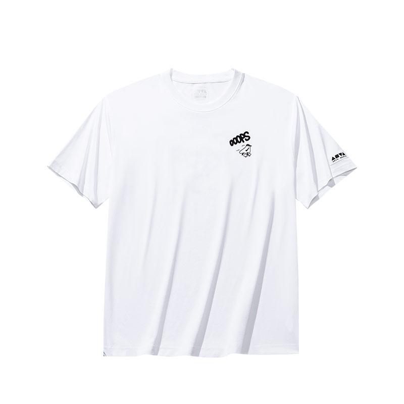 Anta Comfortable Letter Cartoon Print Simple Versatile Loose Shoulder Sports Short Sleeve T-Shirt Men Tops Snow-White 172528114-1 3XL
Anta Comfortable Letter Cartoon Print Simple Versatile Loose Shoulder Sports Short Sleeve T-Shirt Men Tops Snow-White 172528114-1 3XL
