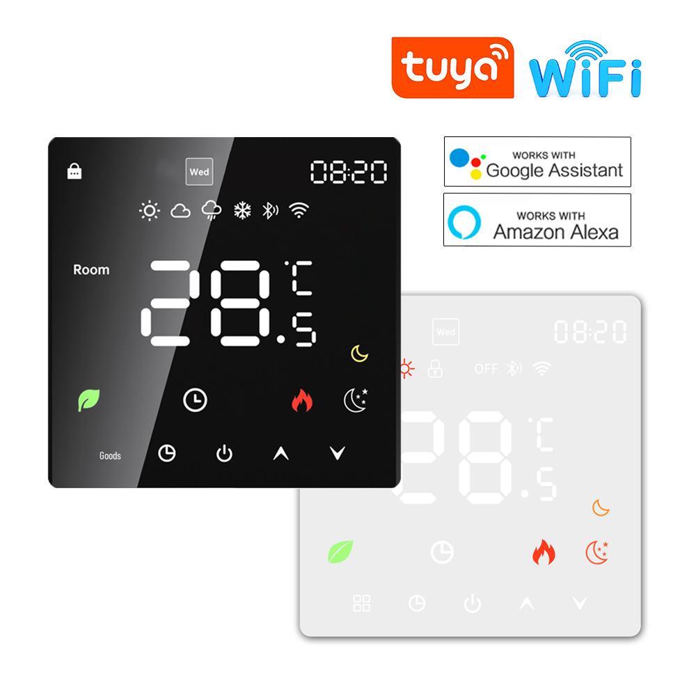 Умный WiFi термостат для теплого пола с управлением через приложение TUYA для электрических и водяных систем, настенный котел, гарантия 2 года
Умный WiFi термостат для теплого пола с управлением через приложение TUYA для электрических и водяных систем, настенный котел, гарантия 2 года