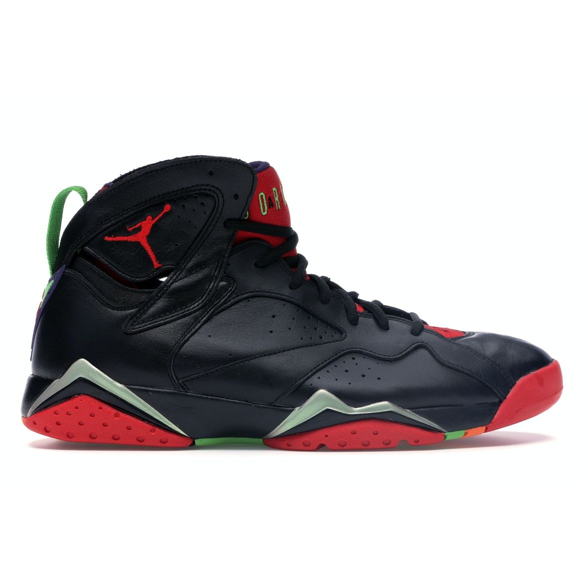 Мужские кроссовки Air Jordan 7 Retro Marvin the Martian Black University-Red-Poison-Green 304775-029
Мужские кроссовки Air Jordan 7 Retro Marvin the Martian Black University-Red-Poison-Green 304775-029