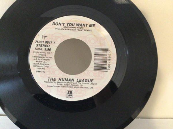 7inch Record HUMAN LEAGUE Dont You Want Me Love Action I 7502186477 AM US Dance Electronica Used
7inch Record HUMAN LEAGUE Dont You Want Me Love Action I 7502186477 AM US Dance Electronica Used