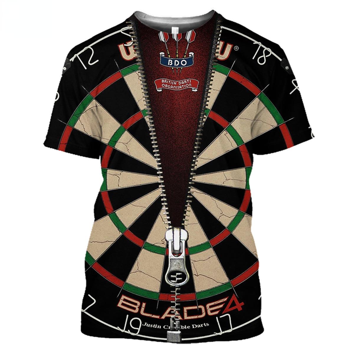 Нові 3D Cool Darts Game Графічні футболки Літня мода Чоловічі футболки з індивідуальним принтом Тенденційні повсякденні футболки з круглим вирізом і короткими рукавами L
Нові 3D Cool Darts Game Графічні футболки Літня мода Чоловічі футболки з індивідуальним принтом Тенденційні повсякденні футболки з круглим вирізом і короткими рукавами L