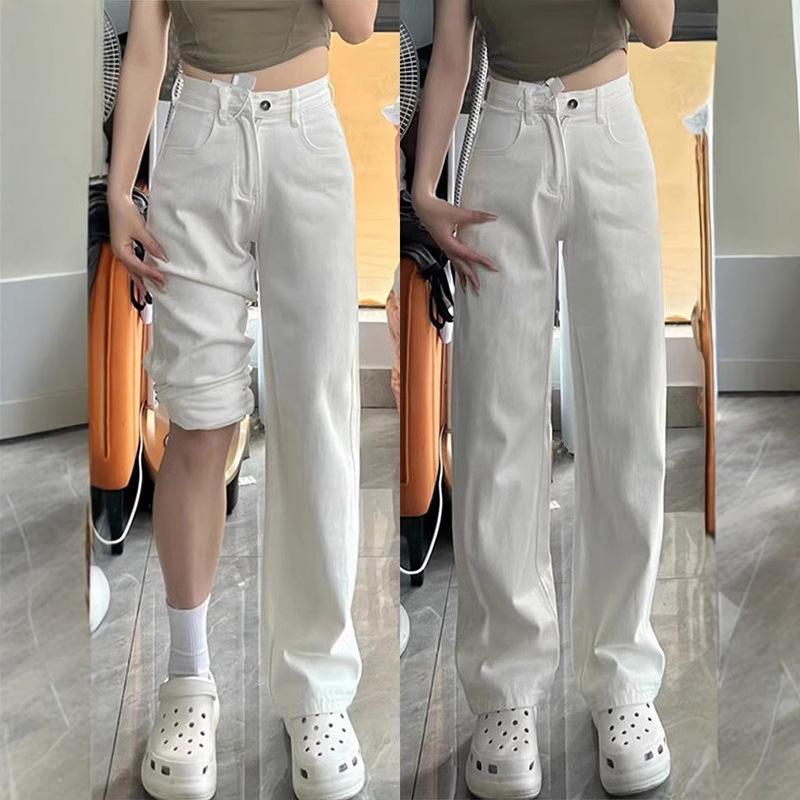 Women s Plus Size High-Waisted White Wide-Leg Jeans for Pear-Shaped Body - Spring/Autumn 2024 Loose Slimming Straight-Leg Pants XS
Women s Plus Size High-Waisted White Wide-Leg Jeans for Pear-Shaped Body - Spring/Autumn 2024 Loose Slimming Straight-Leg Pants XS