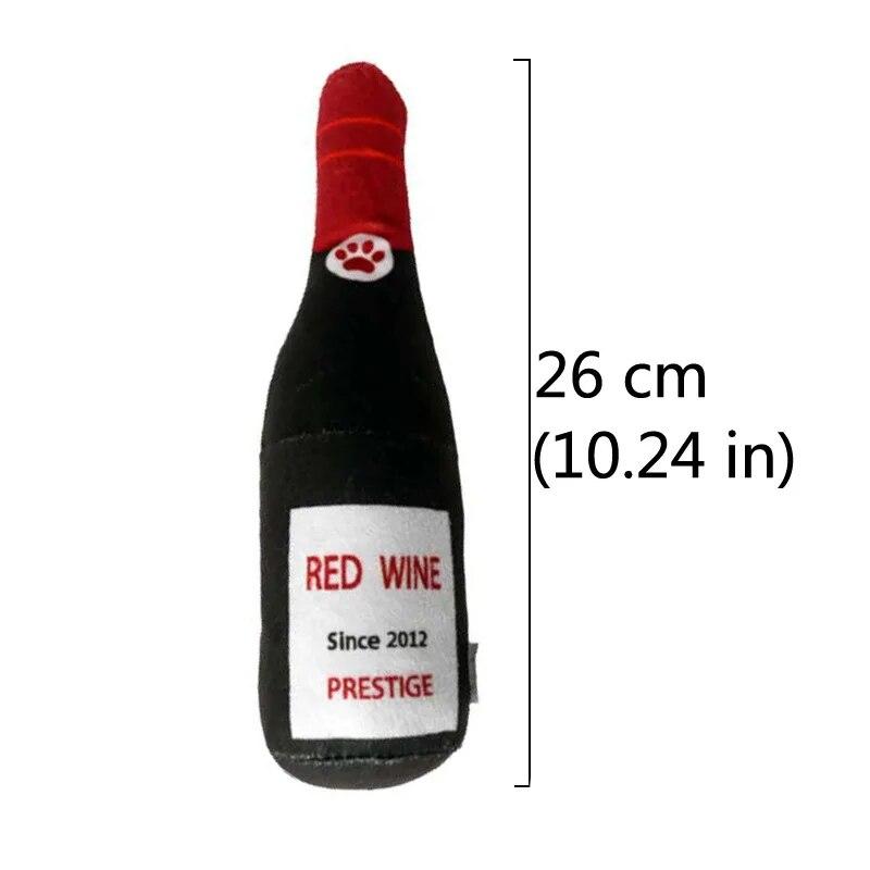 Интерактивные игрушки для собак, форма бутылки шампанского, игрушки для домашних животных, плюшевые игрушки для водки, скрипящие товары для животных от укусов
Интерактивные игрушки для собак, форма бутылки шампанского, игрушки для домашних животных, плюшевые игрушки для водки, скрипящие товары для животных от укусов