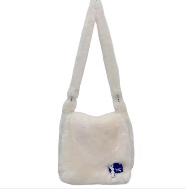 Ins Plush Women Messenger Bag Vintage Ladies Shoulder Crossbody Bags Large Capacity Students Girls Furry Tote Purse Handbags
Ins Plush Women Messenger Bag Vintage Ladies Shoulder Crossbody Bags Large Capacity Students Girls Furry Tote Purse Handbags