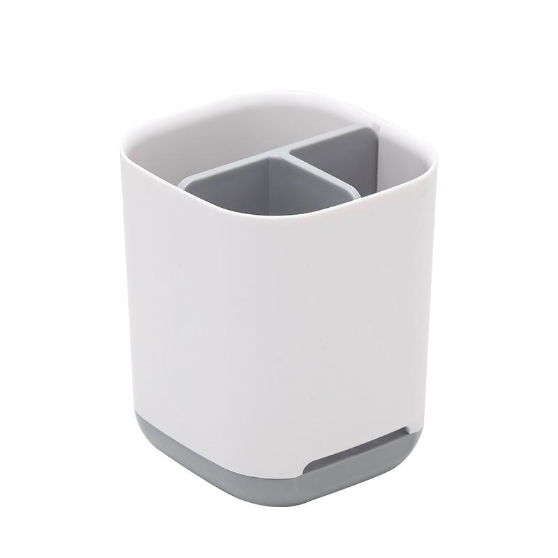 Multi-functional Bathroom Organizer: Toothbrush Holder & Cosmetics Rack with Draining Feature
Multi-functional Bathroom Organizer: Toothbrush Holder & Cosmetics Rack with Draining Feature