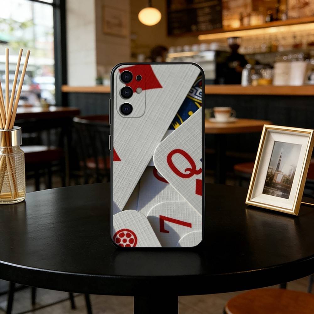 Poker Phone Case Black Silicone Soft For Samsung S25,S24,S21,S22,S23,S30,Ultra,S20,Plus,Fe,Lite Samsung S21 s305G
Poker Phone Case Black Silicone Soft For Samsung S25,S24,S21,S22,S23,S30,Ultra,S20,Plus,Fe,Lite Samsung S21 s305G