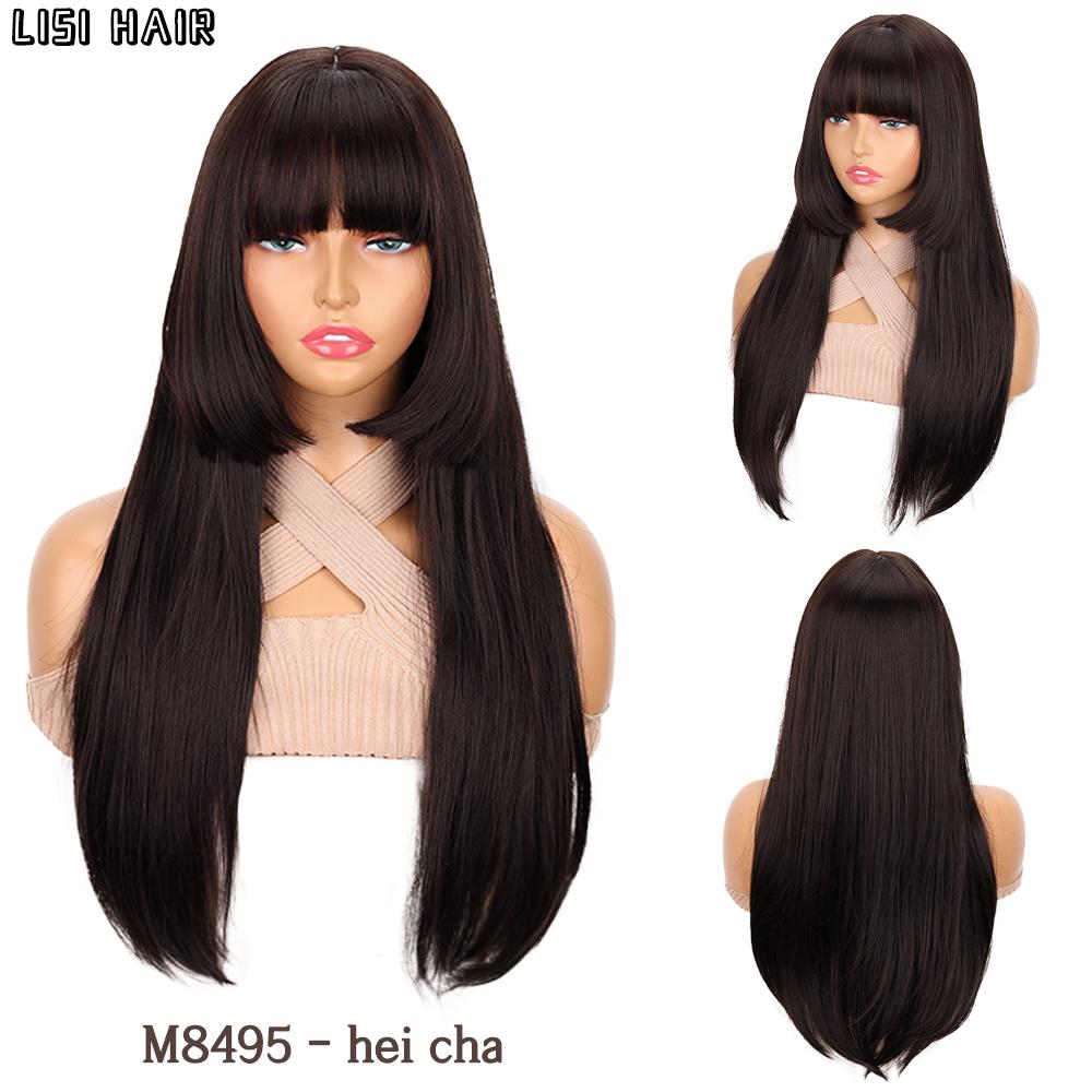 MERISIHAIR Длинные волосы принцессы, синтетический прямой парик с челкой, термостойкие волокна, парики для женщин, повседневные вечерние 52cm
MERISIHAIR Длинные волосы принцессы, синтетический прямой парик с челкой, термостойкие волокна, парики для женщин, повседневные вечерние 52cm