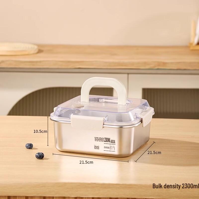 Zhuchuang Jingpin Square Wheat Straw Food Container, 2300ml
Zhuchuang Jingpin Square Wheat Straw Food Container, 2300ml