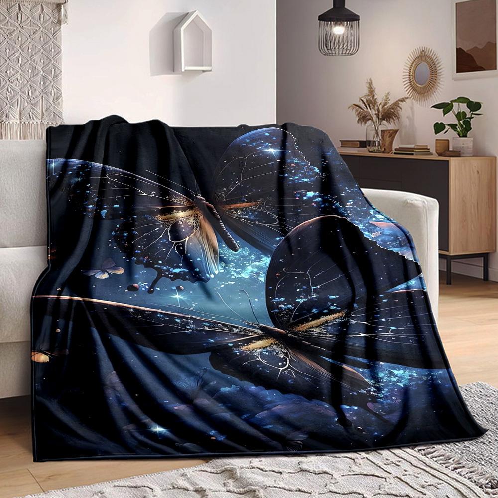 1PC Butterfly Fantasy Print Blanket, Soft Throw Blanket - Warm & Cozy for Couch, Bed, Office, and Travel yy250912174 75x90cm
1PC Butterfly Fantasy Print Blanket, Soft Throw Blanket - Warm & Cozy for Couch, Bed, Office, and Travel yy250912174 75x90cm
