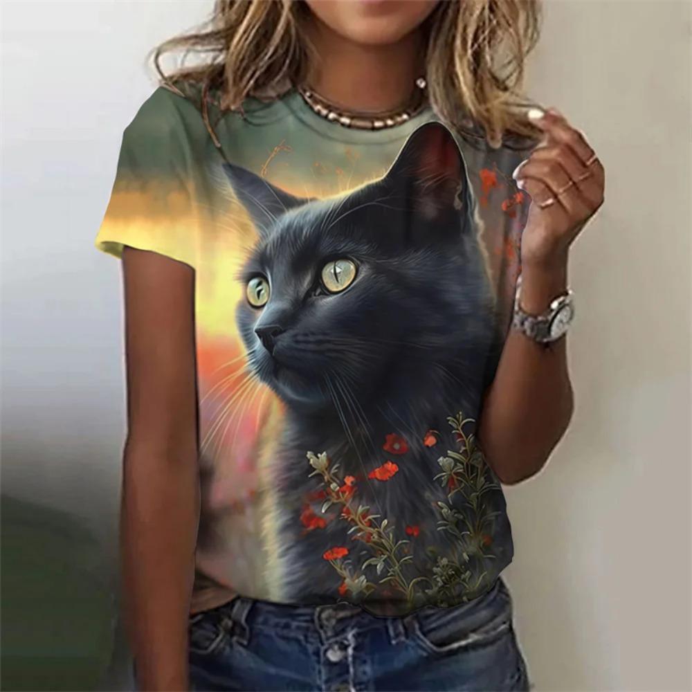 New Funny Cat 3D Print Women s Kawaii T Shirt Female Harajuku Casual Clothing Ladies Fashion Cute Animal Graphic Tees Girls Tops XXS
New Funny Cat 3D Print Women s Kawaii T Shirt Female Harajuku Casual Clothing Ladies Fashion Cute Animal Graphic Tees Girls Tops XXS