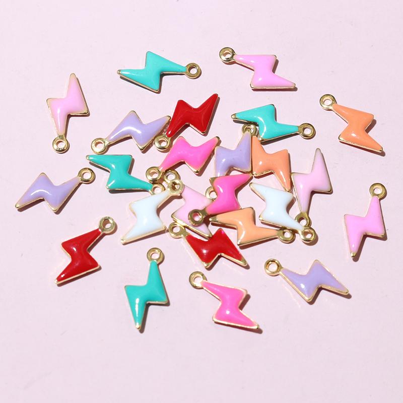 20pcs 10x5mm Enamel Small Lightning Charms Pendant Stainless Steel DIY Jewelry Making Accessories Findings for Bracelet Earrings
20pcs 10x5mm Enamel Small Lightning Charms Pendant Stainless Steel DIY Jewelry Making Accessories Findings for Bracelet Earrings
