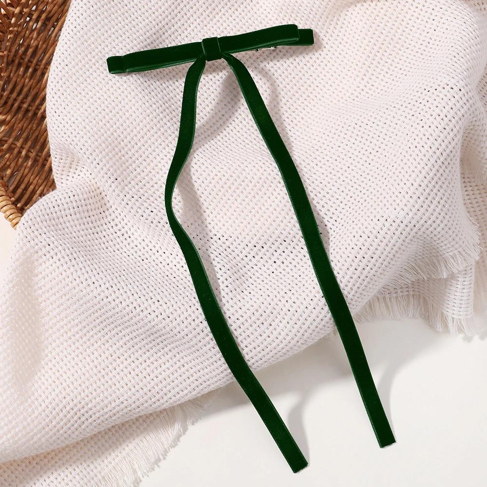 Винтажные большие бархатные заколки для волос с бантом, заколки для женщин и девочек, свадебная длинная лента, корейская заколка для волос, аксессуары для волос 2pcs
Винтажные большие бархатные заколки для волос с бантом, заколки для женщин и девочек, свадебная длинная лента, корейская заколка для волос, аксессуары для волос 2pcs