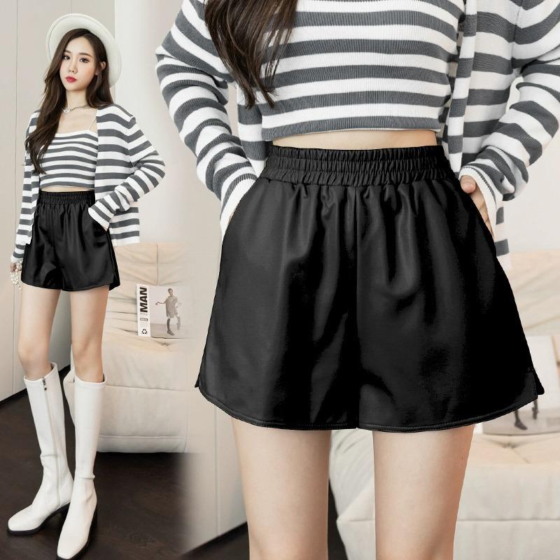 Women s Fall Winter Outer Wear Elastic Waist High Waisted Slimming A Line Wide Leg PU Leather Shorts Petite Base Pants Mini Shorts XS чёрный
Women s Fall Winter Outer Wear Elastic Waist High Waisted Slimming A Line Wide Leg PU Leather Shorts Petite Base Pants Mini Shorts XS чёрный