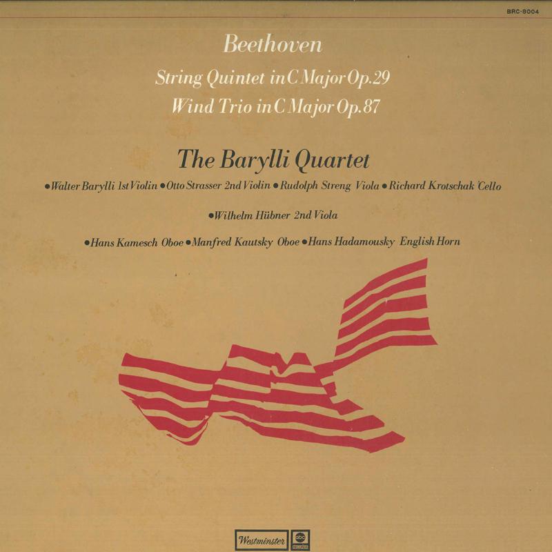 LP Record BARYLLI QUARTET - Beethoven: String Quintet in C majo BRC8004 WESTMINSTER Japan Classical Used
LP Record BARYLLI QUARTET - Beethoven: String Quintet in C majo BRC8004 WESTMINSTER Japan Classical Used