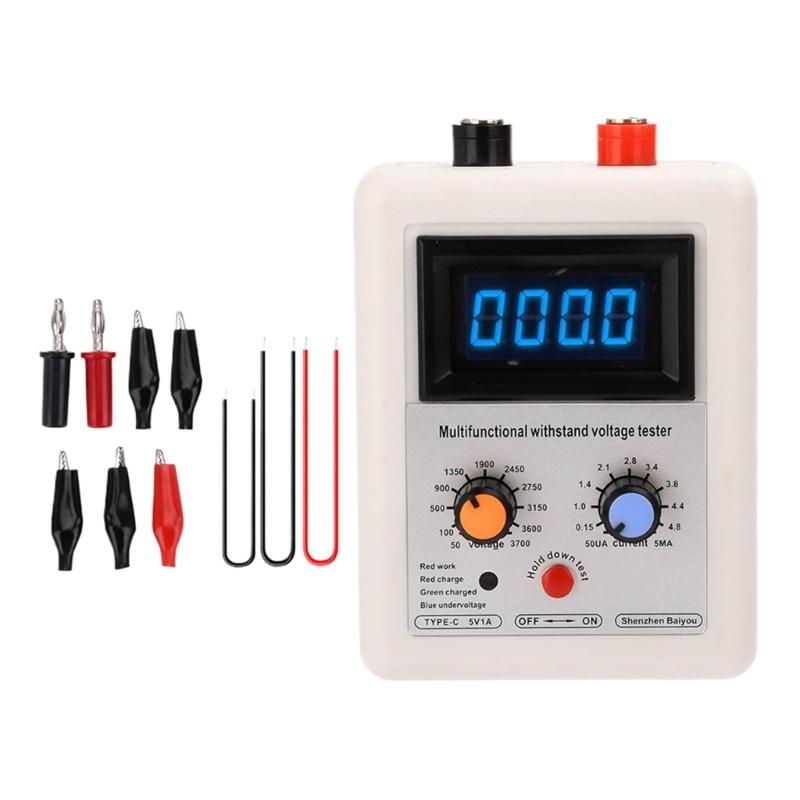 IGBT Transistor Tester Diode Triode Voltage Capability Meter 50-3700V Withstand Voltage Tester Tester Multifunction синій
IGBT Transistor Tester Diode Triode Voltage Capability Meter 50-3700V Withstand Voltage Tester Tester Multifunction синій