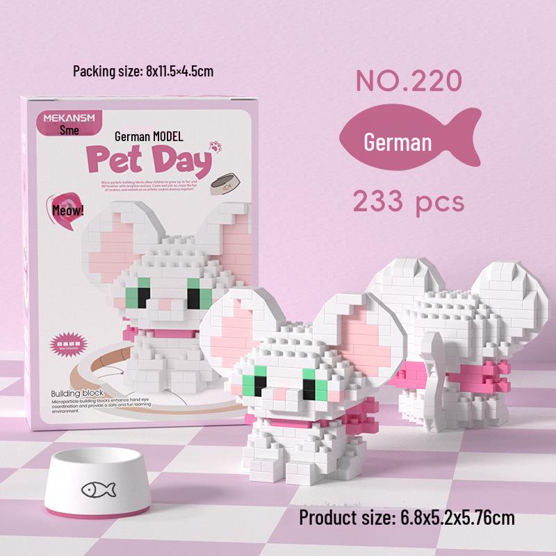 Детские развивающие конструкторы для домашних животных: Подходит для собак, кошек, бишон фризе, корги; Совместимо с Лего; Идеально подходит для Дня защиты детей
Детские развивающие конструкторы для домашних животных: Подходит для собак, кошек, бишон фризе, корги; Совместимо с Лего; Идеально подходит для Дня защиты детей