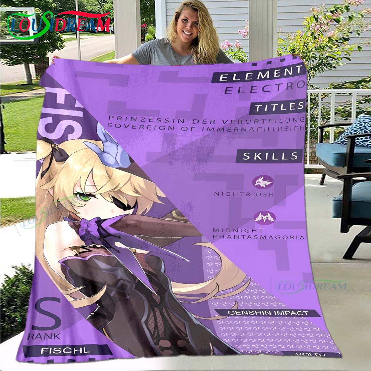 3D Fashion Games G-Genshin Impact Blanket,Flannel Throw Blanket for Bed Sofa Picnic Office Hiking Leisure Nap Birthday Gift 75x90cm
3D Fashion Games G-Genshin Impact Blanket,Flannel Throw Blanket for Bed Sofa Picnic Office Hiking Leisure Nap Birthday Gift 75x90cm