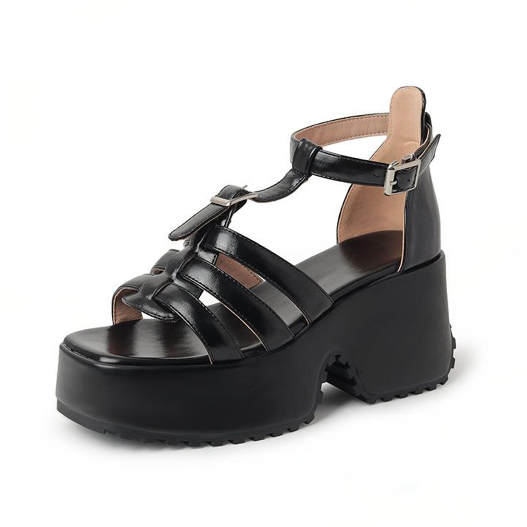 Krazing Pot Polyurethane Spring Summer Size 43 Size 42 Women Platform Women Ankle Straps Waterproof Sandals 43 коричневий
Krazing Pot Polyurethane Spring Summer Size 43 Size 42 Women Platform Women Ankle Straps Waterproof Sandals 43 коричневий