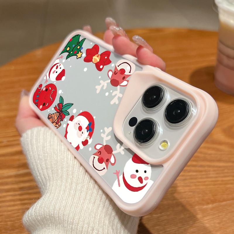 Рождественский узор Санта-Клауса Высокий прозрачный чехол для iPhone 16 Pro 15 14 Plus 13 Pro Max Защита от падений Прозрачный мягкий край Жесткий чехол для телефона Fundas iPhone 16 чёрный
Рождественский узор Санта-Клауса Высокий прозрачный чехол для iPhone 16 Pro 15 14 Plus 13 Pro Max Защита от падений Прозрачный мягкий край Жесткий чехол для телефона Fundas iPhone 16 чёрный