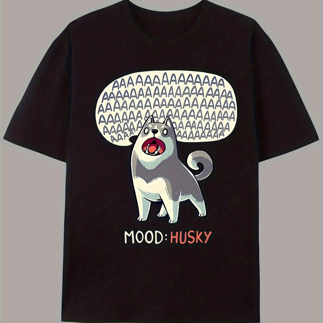 MOOD HUSKY Playful Dog Design TShirt 100 Cotton ONeck Short Sleeve Summer Casual Mens Tshirt Streetwear 4XL
MOOD HUSKY Playful Dog Design TShirt 100 Cotton ONeck Short Sleeve Summer Casual Mens Tshirt Streetwear 4XL