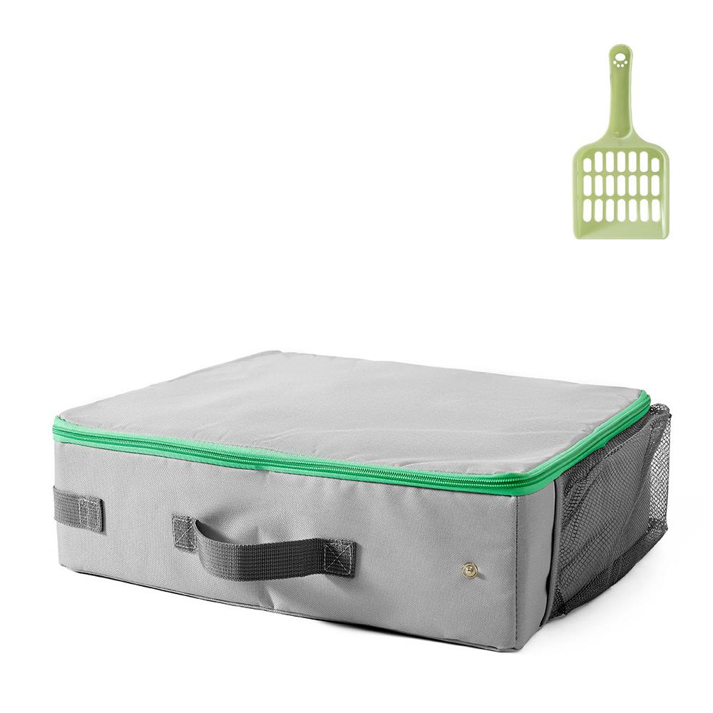 QS-115 Folding Cat Litter Box Portable Oxford Cloth Travel Feces Box Waterproof Mobile Cat Toilet B
QS-115 Folding Cat Litter Box Portable Oxford Cloth Travel Feces Box Waterproof Mobile Cat Toilet B