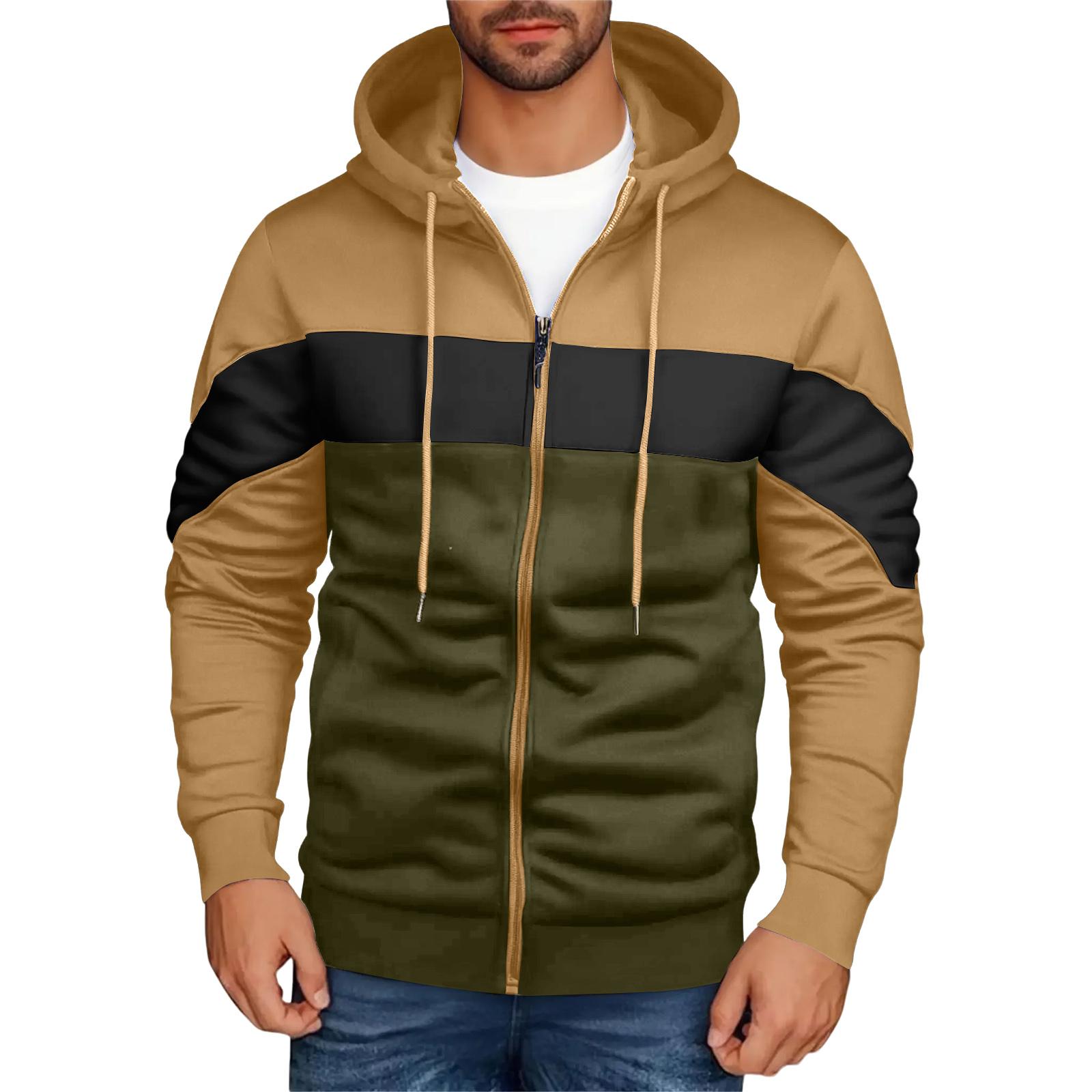 Men s Hooded Sweatshirt, Contrasting Color Sweatshirt, Sports Casual Jacket M
Men s Hooded Sweatshirt, Contrasting Color Sweatshirt, Sports Casual Jacket M